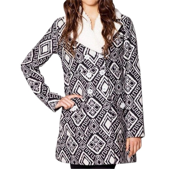 Billabong Coat Black White S - Picture 1 of 13